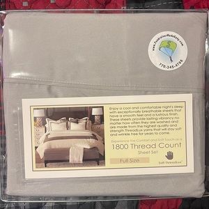 Full Size Silver sheets